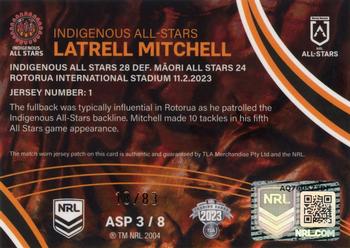 2023 NRL Traders Elite - All-Stars Jersey Patch #ASP3 Latrell Mitchell Back